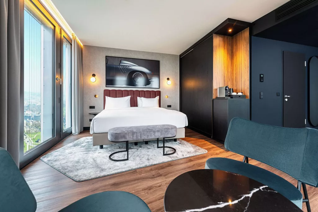 Radisson Blu Hotel at Porsche Design Tower Stuttgart, November 2023